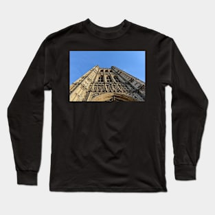 Victoria Tower against blue sky Long Sleeve T-Shirt